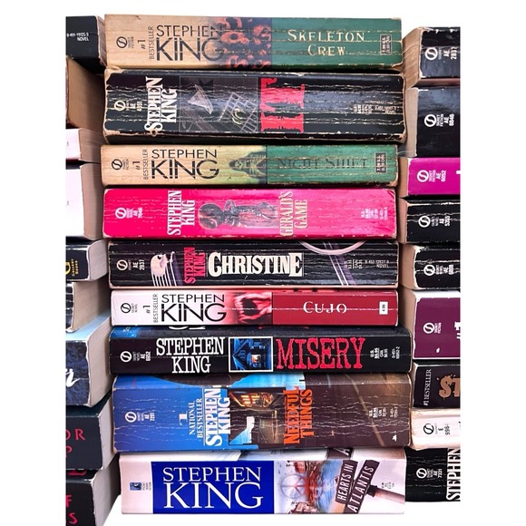 STEPHEN KING Books HUGE LOT of 26 Horror Novels Paperback Some Vintage - Picture 3 of 6